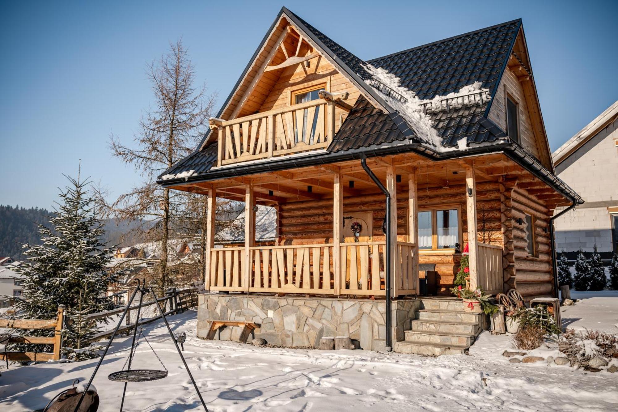 Villa Hrycowka Domki Z Widokiem à Grywald Extérieur photo