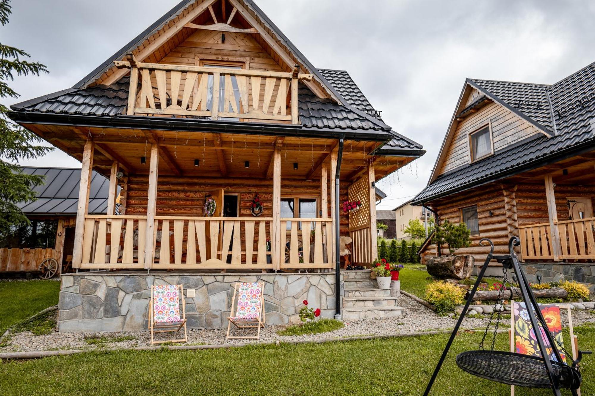 Villa Hrycowka Domki Z Widokiem à Grywald Extérieur photo